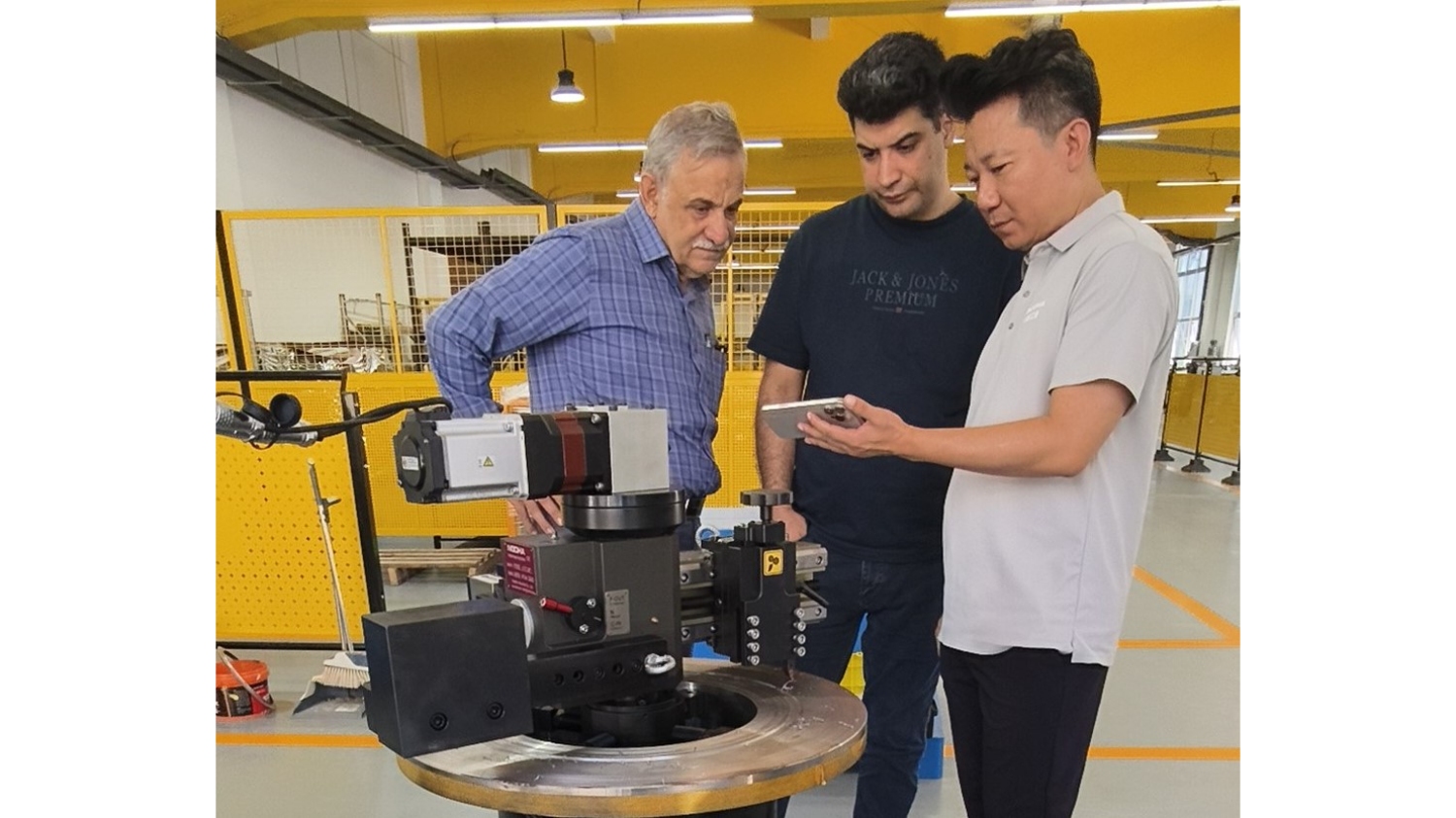 оборудование для обработки фланцев на месте эксплуатации